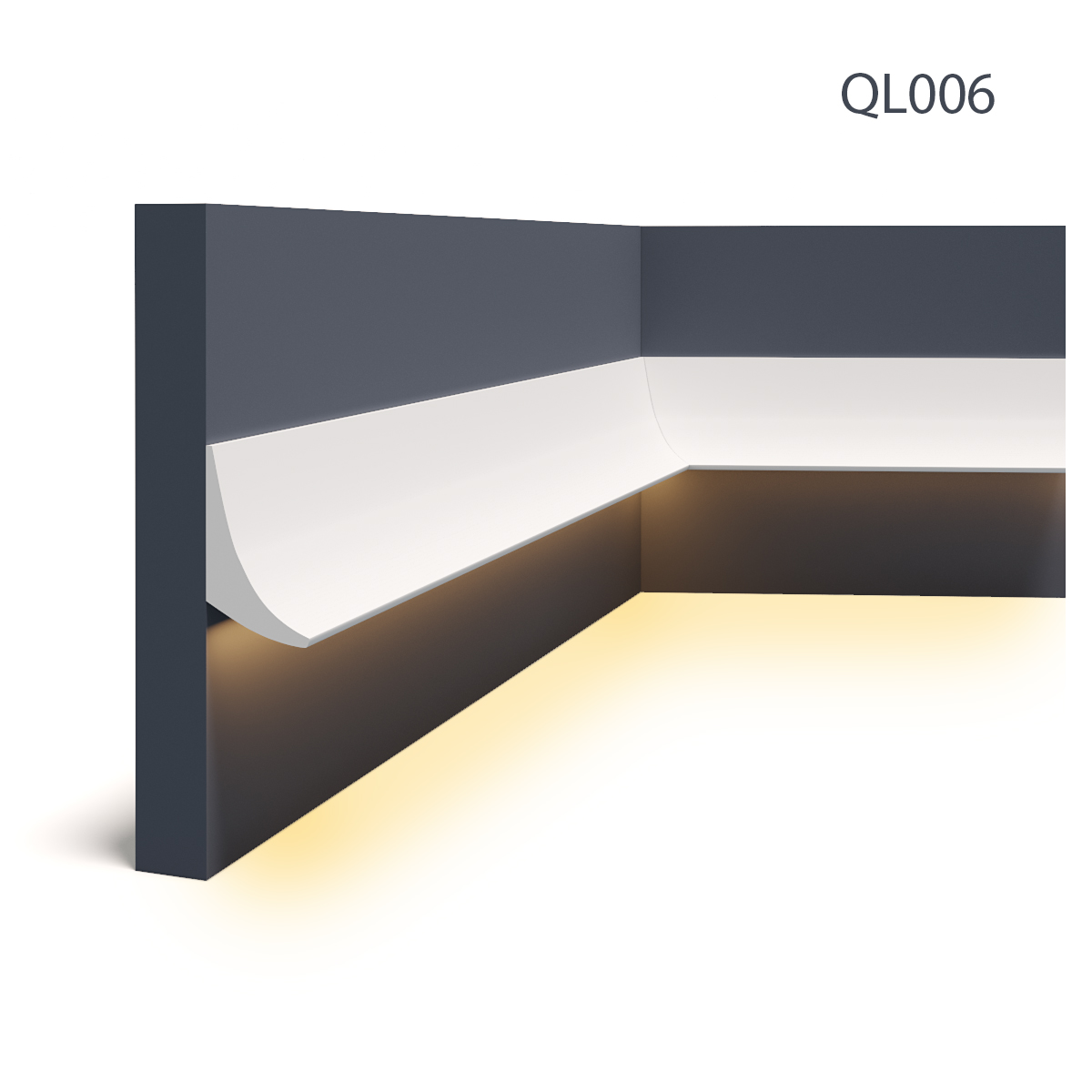 Brau decorativ pentru led ql006, 200 x 7 x 4.2 cm, mardom decor 